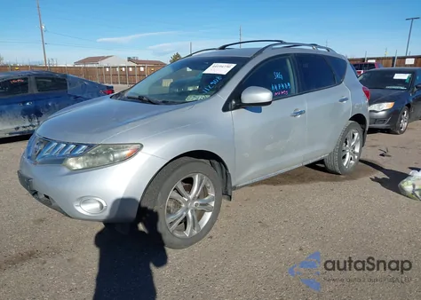 2009 Nissan Murano Le z USA, uszkodzony, nr VIN JN8AZ18W89W112908